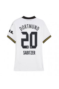 Borussia Dortmund Marcel Sabitzer #20 Fotballdrakt Tredje Klær Dame 2024-25 Korte ermer